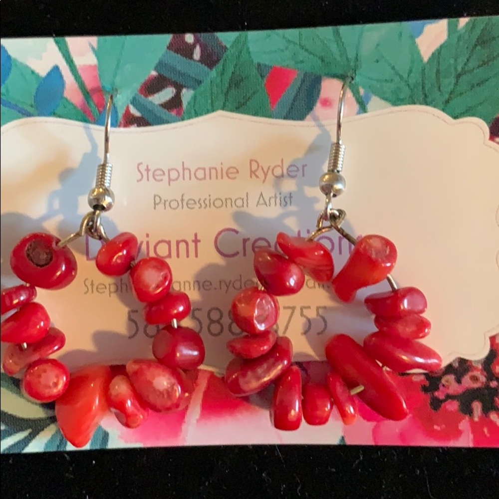 Beaded Earrings by Stephanie